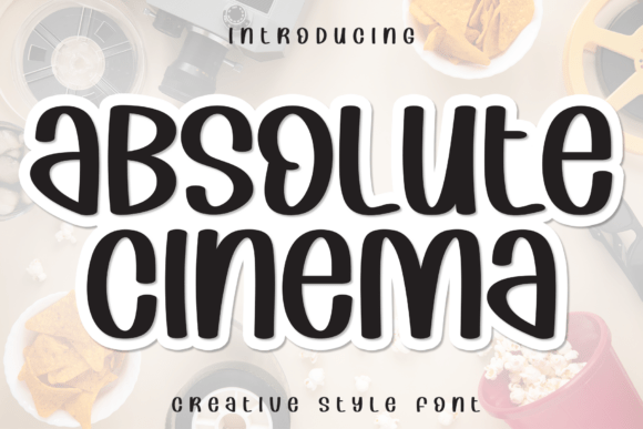 Absolute Cinema: The Handwritten Font with Playful Character