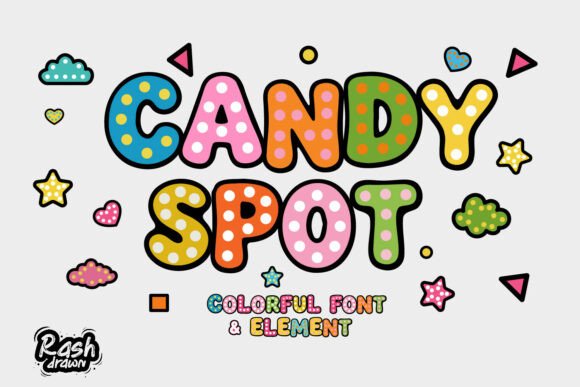 Adding Playful Energy with Candy Spot Typography