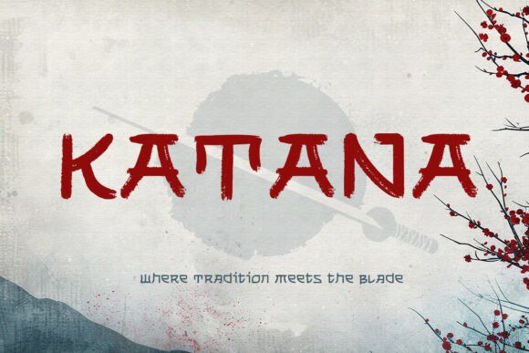 Katana: The Display Font Where Tradition Meets the Blade