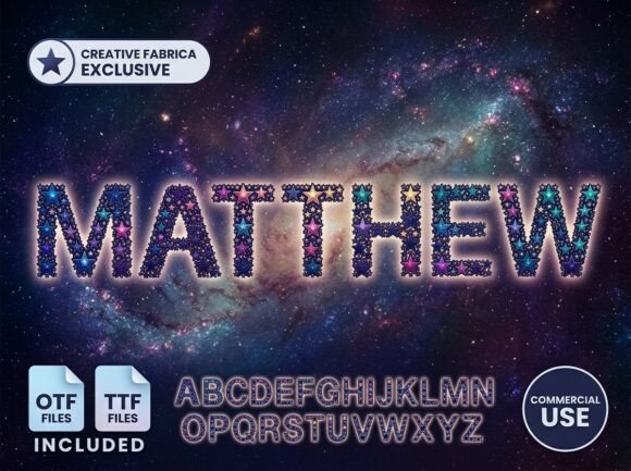 Matthew: A Decorative Typeface for Impactful Designs
