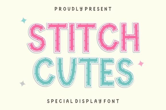 Stitch Cutes: A Handmade Font for Charming Projects