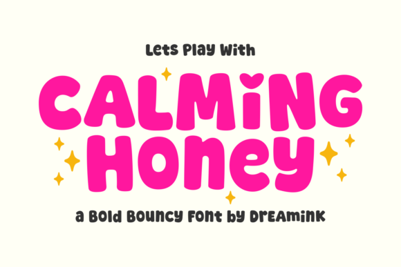 The Warm, Joyful Charm of Calming Honey Typography